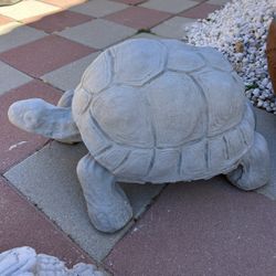 New Turtle Made Out Of Cement Perfect Gift 🎁 