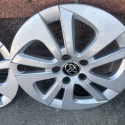WHEEL COVER SIZE 15 FOR 2016-2018 TOYOTA PRIUS 1.8 ,OEM SCRATCH ES.