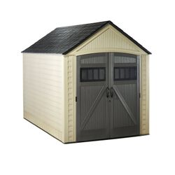 Roughneck 7×10.5 Rubbermaid Storage Shed