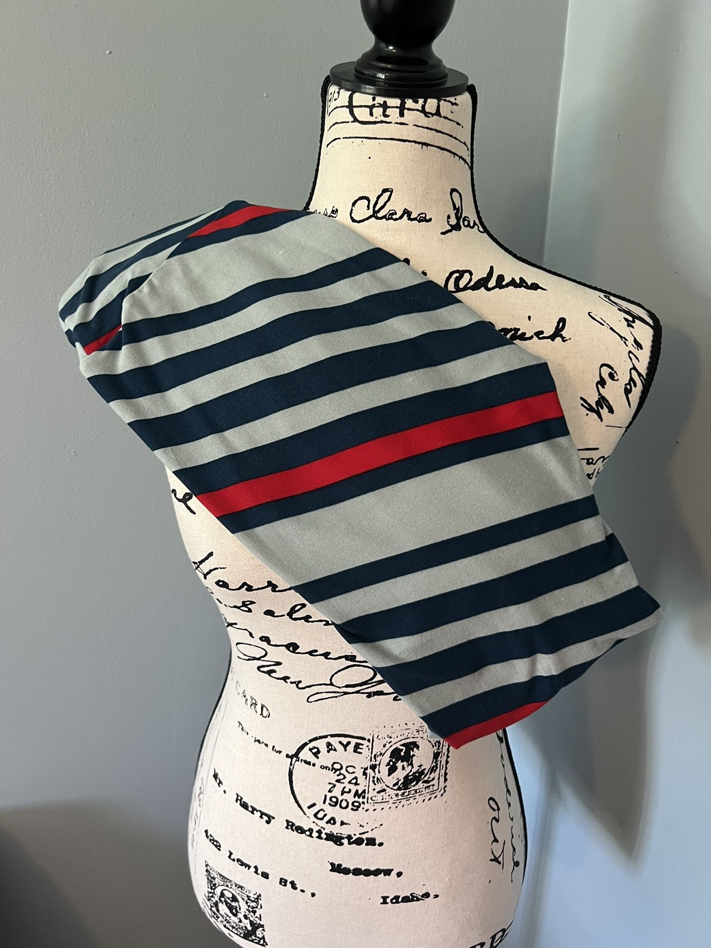 LuLaRoe Leggings, One Size, Red/Blue Stripes