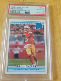 BROCK PURDY ROOKIE CARD PSA 10