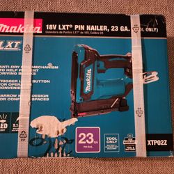 Makita 18v 23 Gauge Nail Gun. Tool Only 