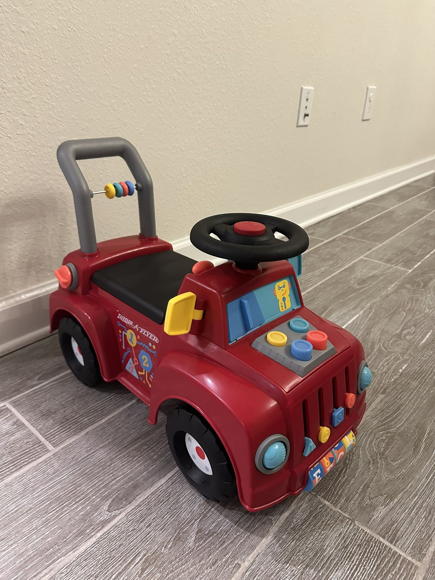 Baby Toddler Car With With Sounds And Chair Storage 