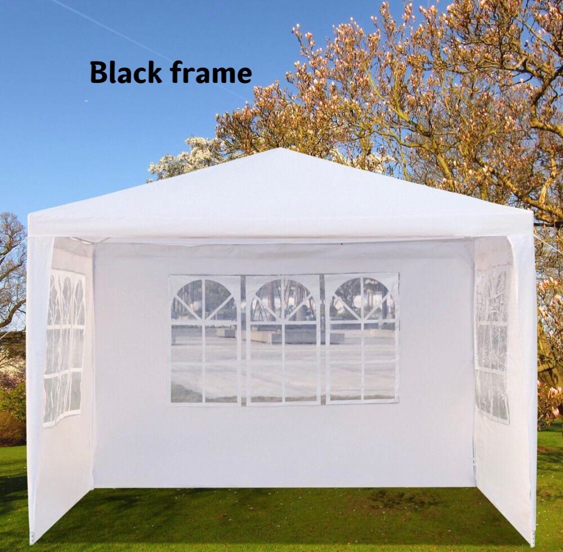 10' x 15' Pop Up Canopy with 3 Sides 