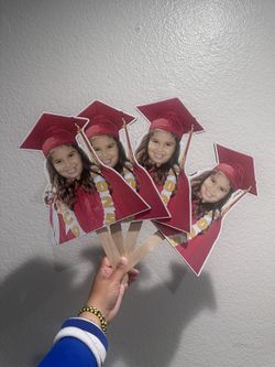 Custom Graduation Fans!