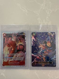 One Piece OP9 and OP16 cards