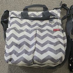 Skiphop Diaper Bag And Changing Pads