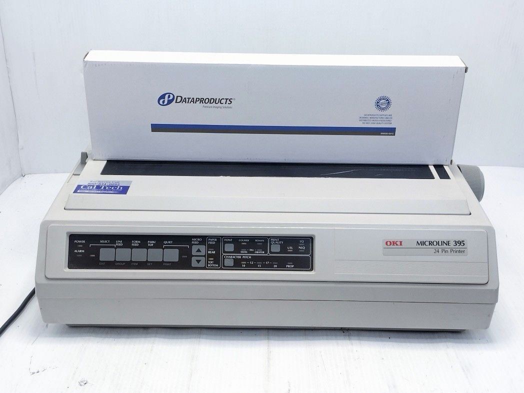 OKI Microline 395 24-Pin Standard Parallel Dot Matrix Printer
