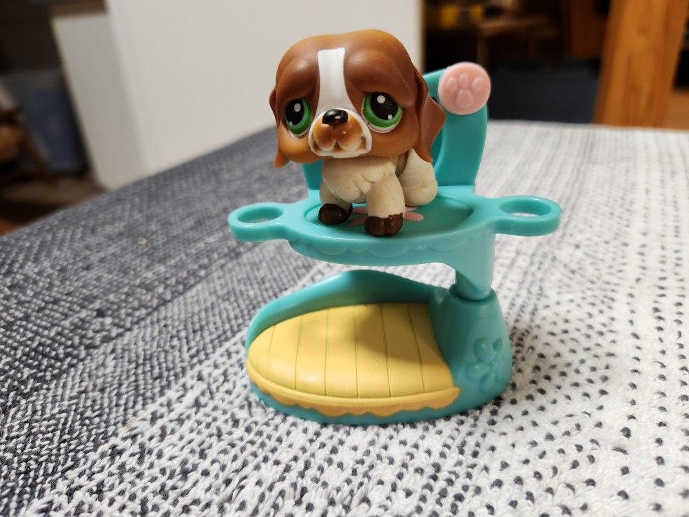 Littlest Pet Shop St Bernard LPS Figurine