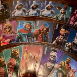 FORTNITE CARDS FORTNITE SERIES 1 USA PANINI Trading Card LOT Holofoil Holo LEGENDARY EPIC Card LOT (16)