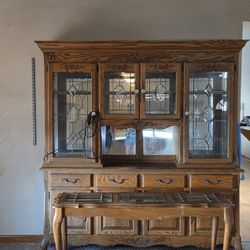 China Hutch And Table