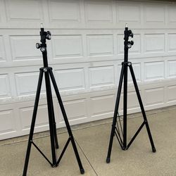 K&M 20811 Extra Tall Overhead Mic Stands $275 each or $475 both