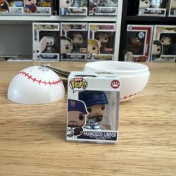 BITTY Francisco Lindor 1" Funko Pop MLB Baseball New York Mets #12 Shortstop NYC