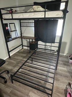 Loft Bed with Desk