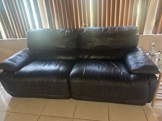 Leather Sofa Set