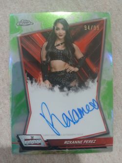 2026  WWE Roxanne Perez Autograph numbered 94/99.