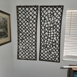 TWO WALL HANGINGS DECOR