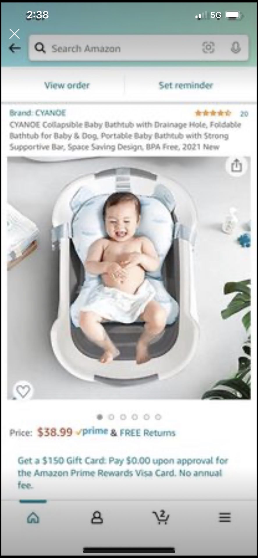 Portable bathtub