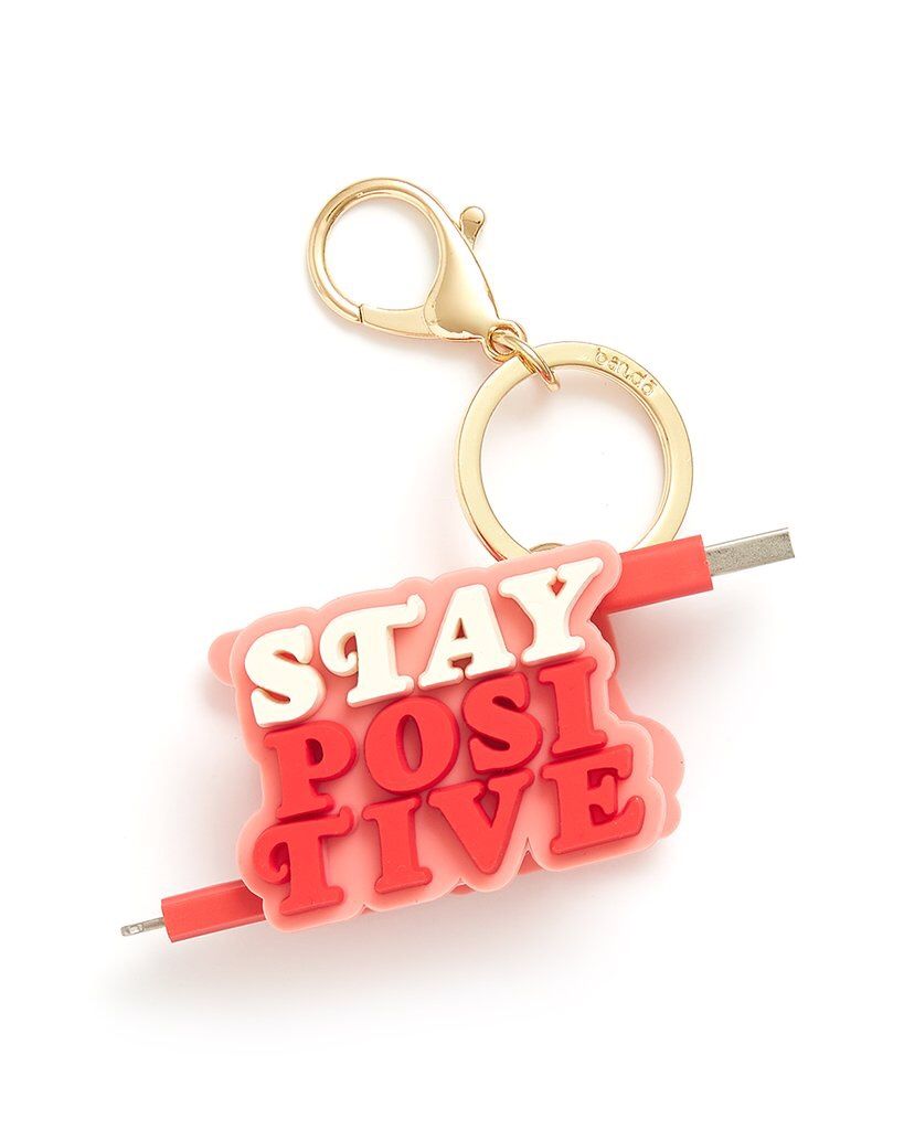 Retractable Charging Cord Keychain for iPhone iPad