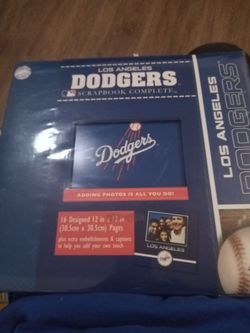 Los Angeles dodgers scrap book