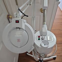 Ozone Facial Steamer & Mag Lamp Combo 