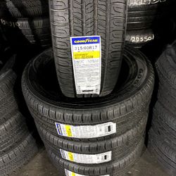 set of four brand new tires 215/60R17 goodyear assurance all season 