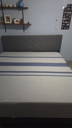 King size Head board New mattress