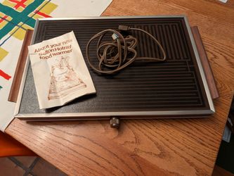 Mid century vintage Salton Hotray electric food warmer, buffet hot tray, hottray retro hot plate