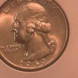 1959- D Silver Quarter