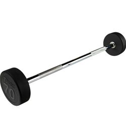 Body solid rubber coated fixed weight straight barbells 70 lb - NEW