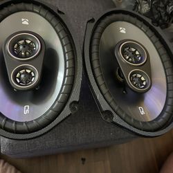 Kicker CS-Series 6x9-inch 3-way car audio coaxial speakers (Model 46CSC6934). 