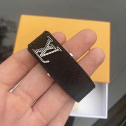 Slim Leather Bracelet Black