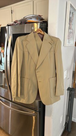Suit pants size 36. Jacket size 40. And vest. 3 piece suit