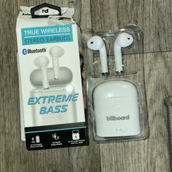 Billboard Bluetooth True Wireless Extreme Bass Earbuds Model BB1834 headphones