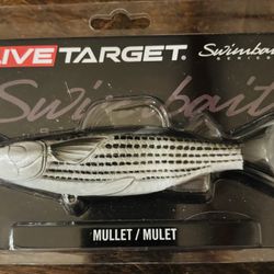 Mustad LiveTarget Mullet (Silver, Larger Design)