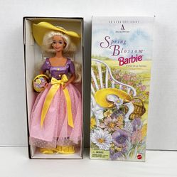 Vintage 1990s 1997 Mattel An Avon Exclusive Special Edition Spring Blossom Barbie First In A Series