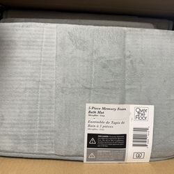 5 piece Memory foam bath mat