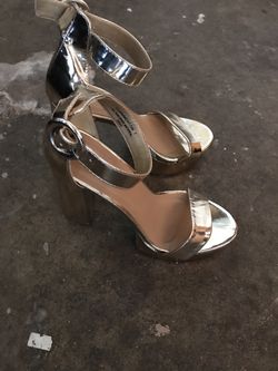 Metallic Gold high heels