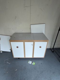 Horn sewing cabinet