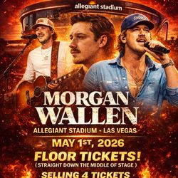 Morgan Wallen Tickets (4 Available)
