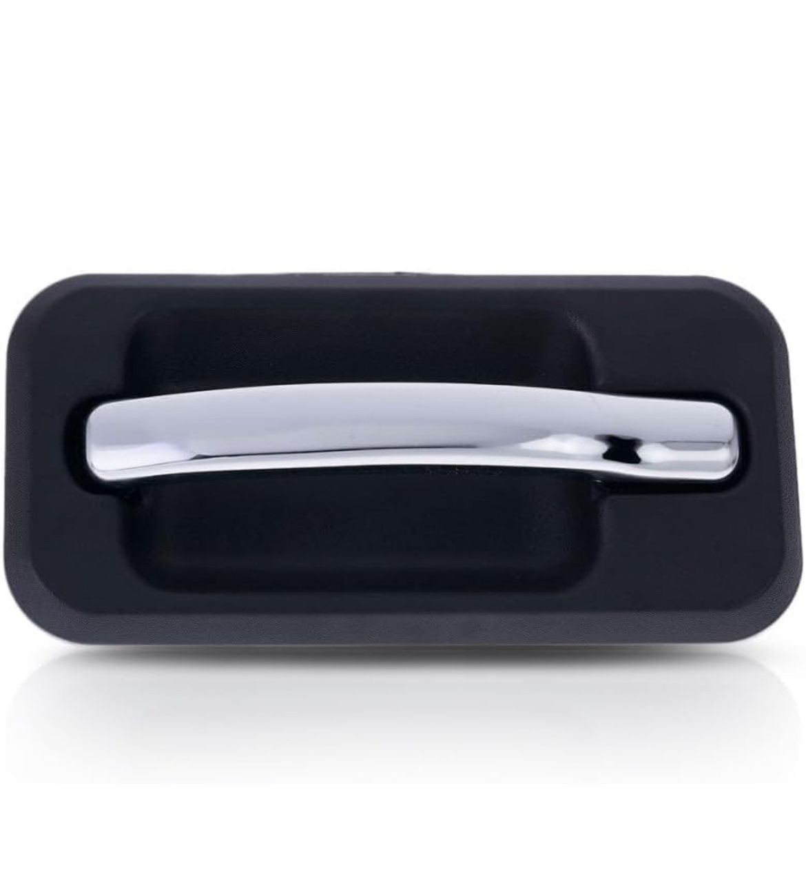 HUMMER H2 03-09 EXTERIOR REAR DOOR HANDLE LH, Textured Black Bezel, Chrome Lever