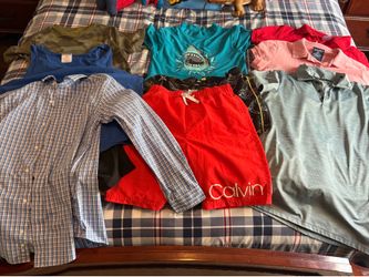 10 piece boys clothes, size 8 to 16