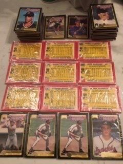 1992 Topps McDonalds Baseball Best Limited Edition Gold Cards Factory Sealed.5 cards pack, 41 packs