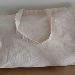 6- Canvas Tote Bags With Handles