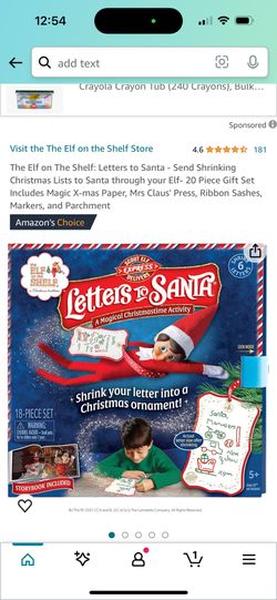 The Elf on The Shelf: Letters to Santa