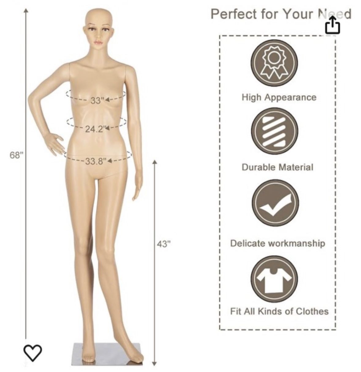 New! Mannequin Doll Woman Model Clothes Clothing Lady Dress Dressing Dresses Photoshoot Pictures Picture