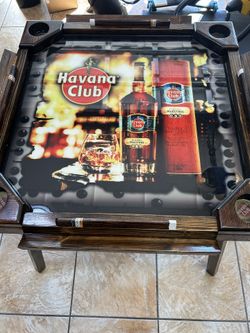 CUSTOM HAVANA CLUB DOMINOS FOLDABLE CUBAN TABLE