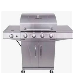 Bbq Grill Gas Propane Charbroil With Side Burner 