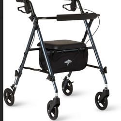 Superlight Rollator Walker Black In Color 