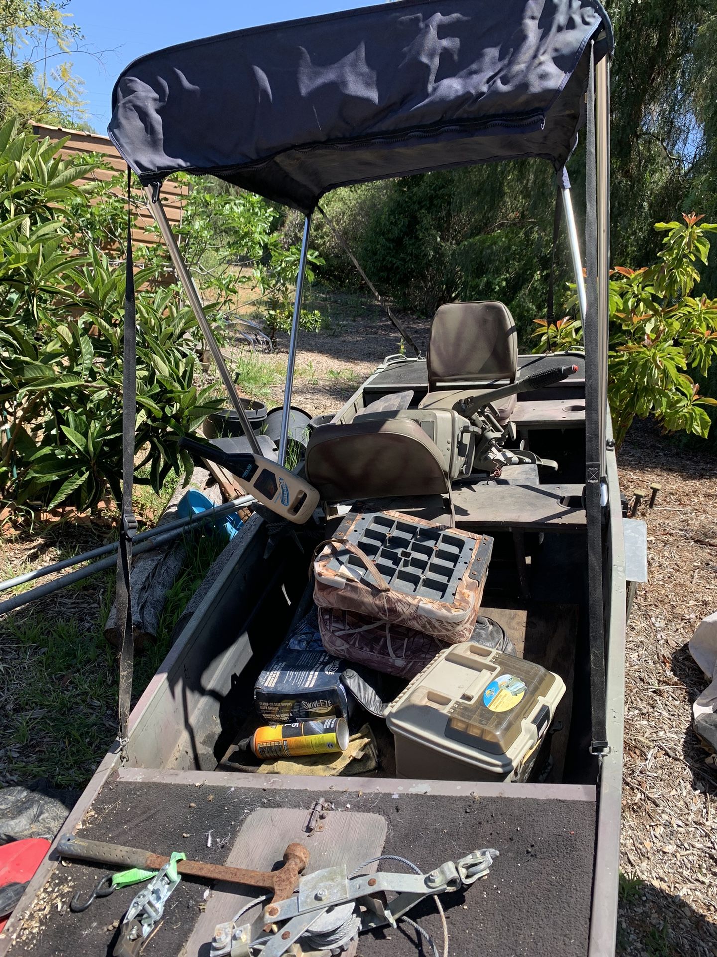 Duck Hunting Boat And Accessories